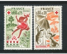1975 - FRANCIA - PRO CROCE ROSSA 2v. - NUOVI - LOTTO/30072