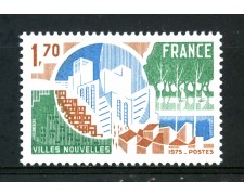 1975 - FRANCIA - 1,70 Fr. PIANO DI SVILUPPO NUOVE CITTA' - NUOVO - LOTTO/30077