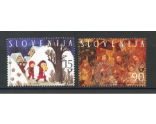 1998 - SLOVENIA - NATALE E NUOVO ANNO 2v. - NUOVO - LOTTO/33962