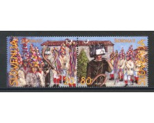1999 - SLOVENIA - FOLCLORE CARNEVALE  2v. - NUOVO - LOTTO/33967