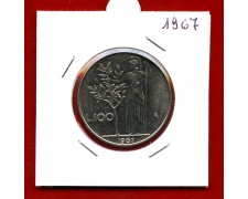 1967 - REPUBBLICA - 100 LIRE MINERVA I° TIPO - LOTTO/M31887