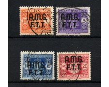 1947 - TRIESTE A - LOTTO/47775 - SEGNATASSE 4v. USATI  PRIMA SERIE