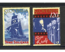 2000 - SLOVENIA - PERSONALITA' 2v. - NUOVI - LOTTO/33988