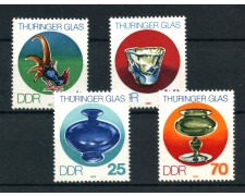 1983 - GERMANIA DDR - ARTIGIANATO DEL VETRO 4v. - NUOVI - LOTTO/36616