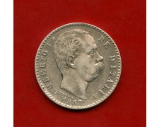 1887 - REGNO D'ITALIA - 2 LIRE ARGENTO STEMMA UMBERTO I° - LOTTO/M30986