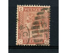 1880 - LOTTO/12300 - GRAN BRETAGNA - 1p. BRUNO ROSSO POS. GC - USATO 1880 - LOTTO/12300 - GRAN BRETAGNA - 1p. BRUNO ROSSO POS. GC - USATO