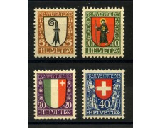 1923 - SVIZZERA - PRO JUVENTUTE 4v. NUOVI - LOTTO/34016 1923 - SVIZZERA - PRO JUVENTUTE 4v. NUOVI - LOTTO/34016
