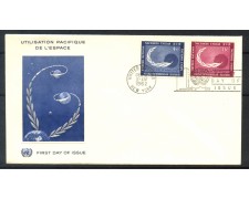 1962 - NAZIONI UNITE - NEW YORK - UTILIZZAZIONE DELLO SPAZIO - BUSTA FDC - LOTTO/31978 1962 - NAZIONI UNITE - NEW YORK - UTILIZZAZIONE DELLO SPAZIO - BUSTA FDC - LOTTO/31978