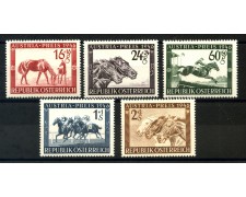 1946 - AUSTRIA - GRAN PREMIO IPPICO 5v. NUOVI - LOTTO/34057 1946 - AUSTRIA - GRAN PREMIO IPPICO 5v. NUOVI - LOTTO/34057