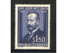 1954 - AUSTRIA - CAR. WELSBACH  LINGUELLATO - LOTTO/34105