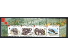 1999 - CROAZIA - PROTEZIONE FAUNA  4v. - NUOVI - LOTTO/32860