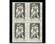 1972 - LOTTO/6563Q - REPUBBLICA - A. CANOVA QUARTINA 1972 - LOTTO/6563Q - REPUBBLICA - A. CANOVA QUARTINA