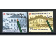 1999 - CROAZIA - CENTENARIO LICEI PANZIN E POZEGA 2v. - NUOVO - LOTTO/32873