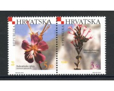 2000 - CROAZIA -  FLORA ENDEMICA  2v. - NUOVO - LOTTO/32886