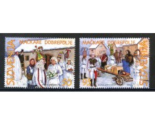 2001 - SLOVENIA - CARNEVALE 2v. - NUOVI - LOTTO/34134