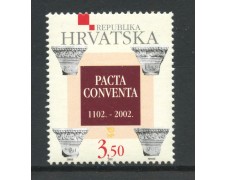2002 - CROAZIA - PACTA CONVENTA - NUOVO - LOTTO/32941