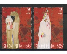 2002 - SLOVENIA - CARNEVALE  2v. - NUOVI - LOTTO/34162