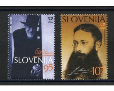 2002 - SLOVENIA - PERSONALITA' 2v. - NUOVI - LOTTO/34163