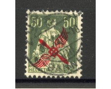1919/20 - SVIZZERA - LOTTO/40637 - POSTA AEREA  50 CENTESIMI  - USATO