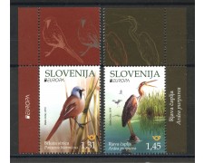 2019 - SLOVENIA - EUROPA  UCCELLI 2v. - NUOVI - LOTTO/34734