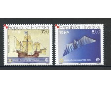 2005 - CROAZIA - CINQUANTENARIO FRANCOBOLLI EUROPA 2v. - NUOVI - LOTTO/33000