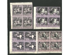 1968 - LOTTO/7914Q - SAN MARINO - DIPINTI DI PAOLO UCCELLO 4v. - QUARTINE NUOVI