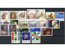 1983 - LIECHTENSTEIN - LOTTO/47850 - ANNATA COMPLETA 21 FRANCOBOLLI NUOVI