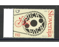 2004 - SLOVENIA - LA BICICLETTA - NUOVO - LOTTO/34225
