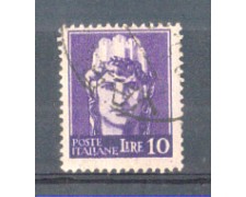 1945 - LOTTO/LUO535U - LUOGOTENENZA - 10 LIRE VIOLETTO - USATO