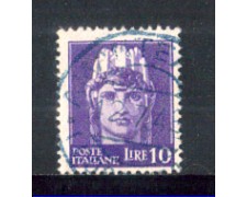 1945 - LOTTO/LUO542U - LUOGOTENENZA - 10 LIRE VIOLETTO - USATO