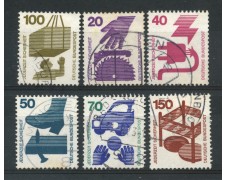 1972 - GERMANIA - PREVENZIONE INFORTUNI 6v. - USATI - LOTTO/31061U