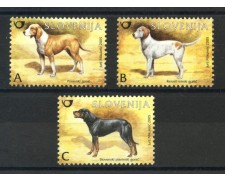 2005 - SLOVENIA - CANI DA CACCIA 3v. - NUOVI - LOTTO/34288
