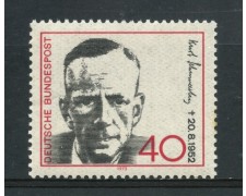 1972 - GERMANIA - KURT SCHUMACHER - NUOVO - LOTTO/31060
