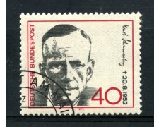 1972 - GERMANIA - KURT SCHUMACHER - USATO - LOTTO/31060U