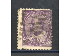 1903/09 - CANADA - LOTTO/39326 - 50c. VIOLETTO EDOARDO VII° - USATO 1903/09 - CANADA - LOTTO/39326 - 50c. VIOLETTO EDOARDO VII° - USATO