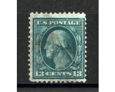 1908/09 - STATI UNITI - LOTTO/41549 - 13 CENT. WASHINGTON - USATO 1908/09 - STATI UNITI - LOTTO/41549 - 13 CENT. WASHINGTON - USATO