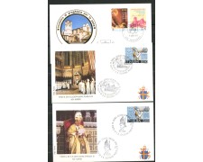 1993 - LOTTO/38635 - VISITA DI PAPA G.PAOLO II° AD ASSISI - 3 BUSTE