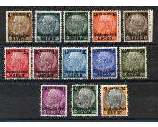 1939 - GERMANIA OCCUPAZIONI - POLONIA - LOTTO/38652 - SOVRASTAMPATI 13v. - NUOVI