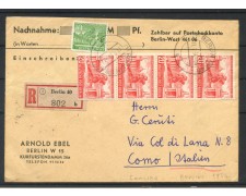 1954 - BERLINO - LOTTO/42223 - BUSTA RACC. PER COMO VERIFICATA PER CENSURA