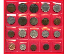 1861/1940 - REGNO - INSIEME DI 30 MONETE DIFFERENTI PER TIPO O DATA  - LOTTO/M32401