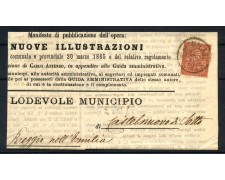 1870 - REGNO - LOTTO/41562 - 2 CENTESIMI SU PIEGHEVOLE PER REGGIO EMILIA 1870 - REGNO - LOTTO/41562 - 2 CENTESIMI SU PIEGHEVOLE PER REGGIO EMILIA