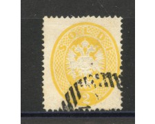 1863 - LOMBARDO VENETO - LOTTO/40580 - 2 SOLDI GIALLO  - USATO