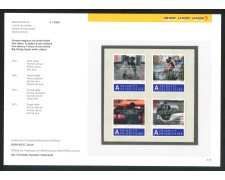 2005 - SVIZZERA - UNA LETTERA UNA STORIA 4v. - NUOVI ADESIVI FOLDER - LOTTO/37440F