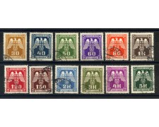1943 - BOEMIA E MORAVIA - LOTTO/38658 - SERVIZIO 12v. - USATI