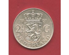 1961 - OLANDA - LOTTO/M48546 - 2,5 GULDEN ARGENTO 1961 - OLANDA - LOTTO/M48546 - 2,5 GULDEN ARGENTO