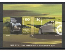 2005 - SVIZZERA - SALONE AUTOMOBILE - FOGLIETTO NUOVO - LOTTO/37442
