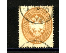 1863 - LOMBARDO VENETO - LOTTO/40584 - 15 SOLDI  BRUNO - USATO