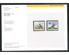 2005 - SVIZZERA - FUMETTI 2v. - NUOVI - FOLDER - LOTTO/37445F