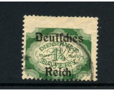 1920 - GERMANIA REICH - LOTTO/43180 - 1 e1/4 VERDE SERVIZIO - VARIETA' 1920 - GERMANIA REICH - LOTTO/43180 - 1 e1/4 VERDE SERVIZIO - VARIETA'