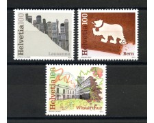 2013 - SVIZZERA - LOTTO/37839 - CITTA' SVIZZERE 3v. - NUOVI